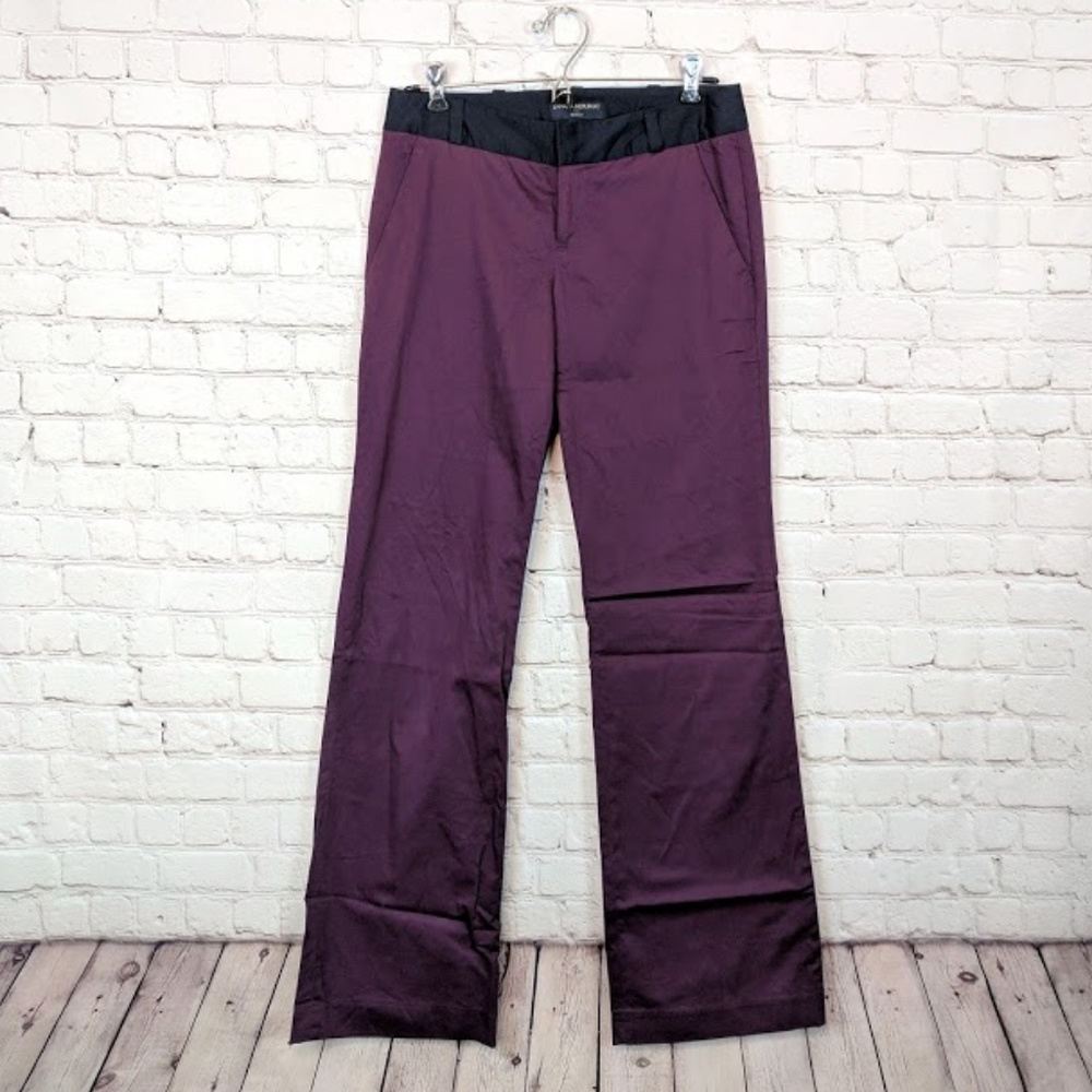 🍂Banana Republic Ryan Fit Plum Navy Work Pants